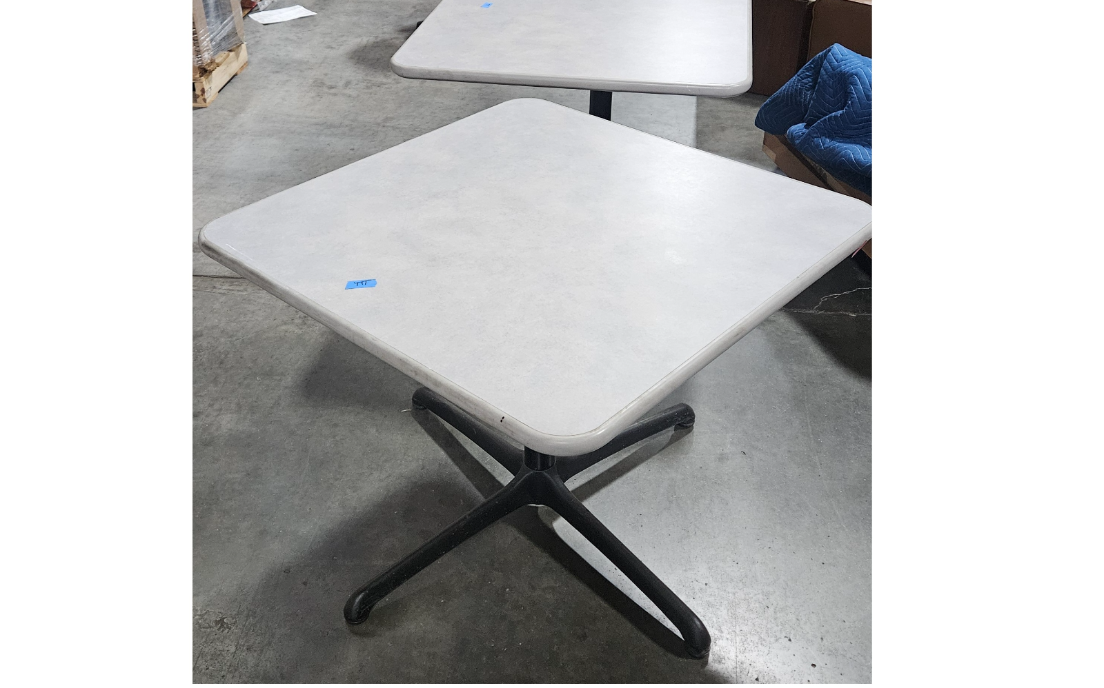 Grey Square Table